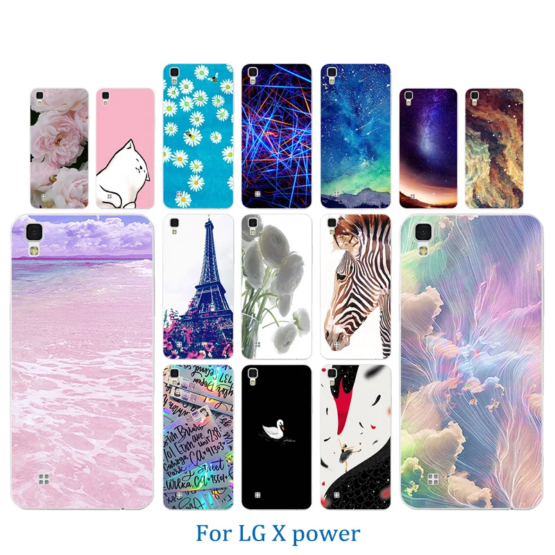 

For LG X Power Phone Cases Luxury Matte for LG X Power K220ds K220y Ls755 Cover Pinky Protect Pattern Shell for Lg X Power Coque