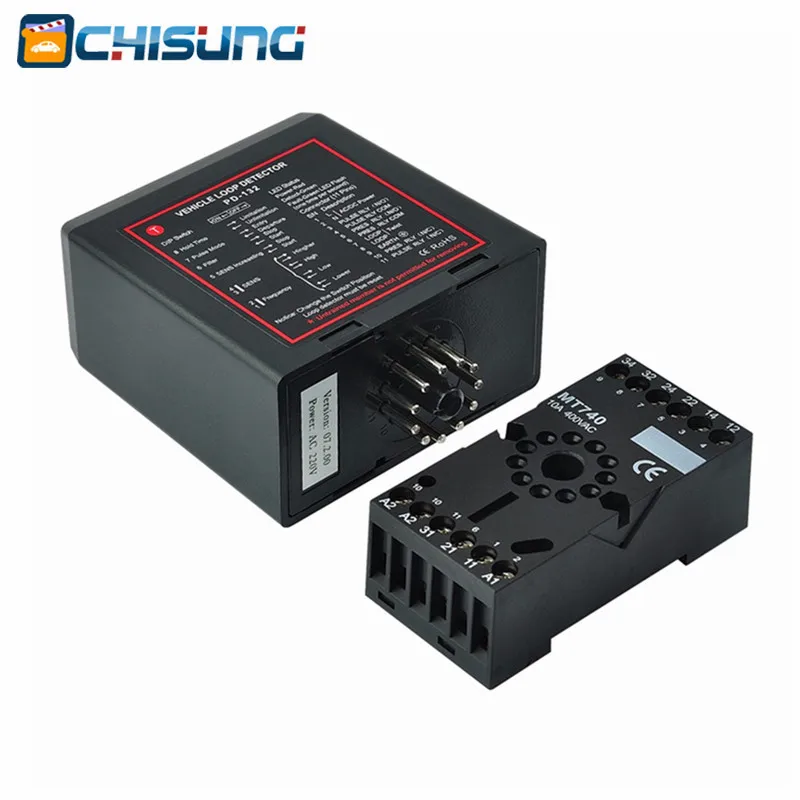 

Single channel inductive vehicle loop detector controller module for BFT CAME NICE barrier gate opener motor