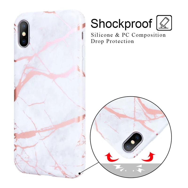 Роскошный чехол для iPhone X 7 6s 6 Plus SE 5S 5 мягкий золотой силиконовый резиновый ТПУ