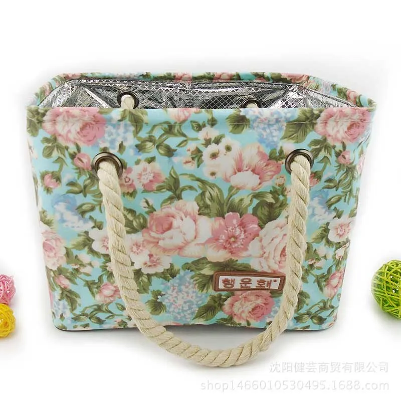 

12 Design Antique Floral Canvas Fabric Storage Bag Travel Portable Tote Shower Bath Cosmetics Organizer Basket Carry Hanging Bag