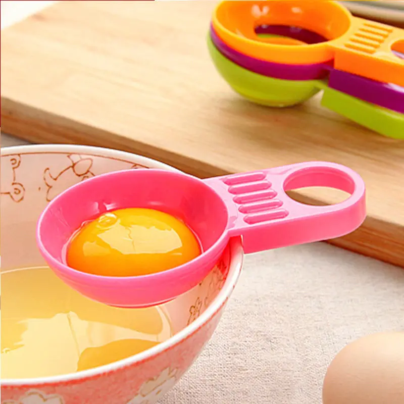 1 PC Plastic Yolk Egg Separator Divider Kitchen Cooking Tool Sifting