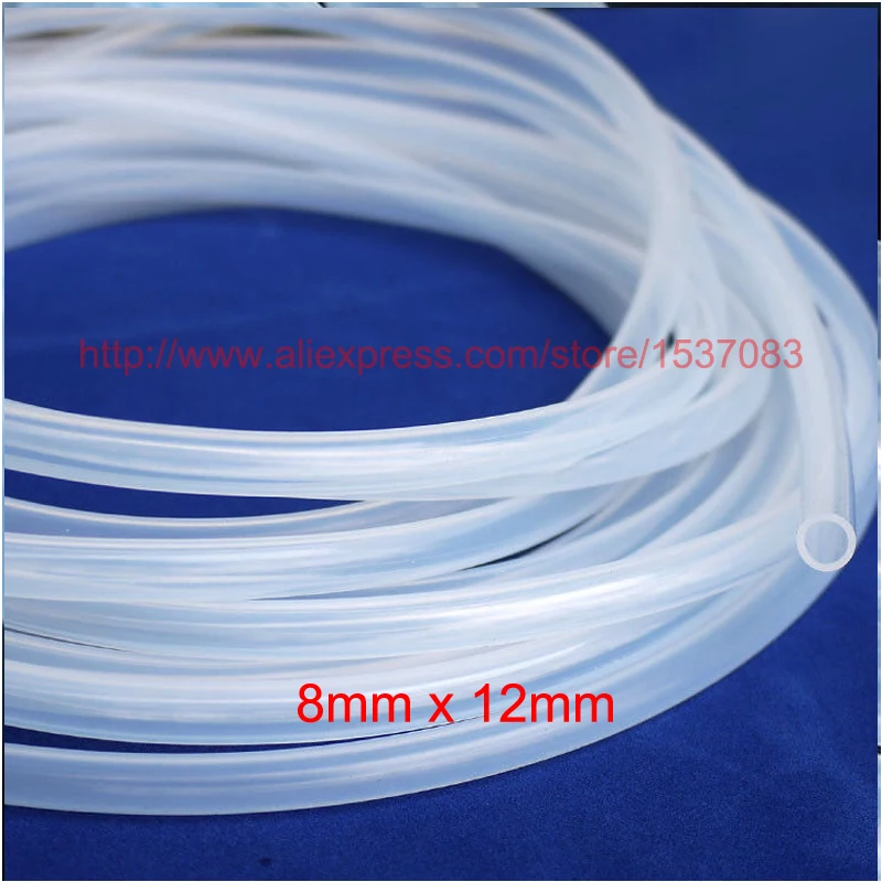 Шланг для воды из пищевого силикона 8 мм х 12 мм|8mm hose|silicon hose foodhose 8mm |