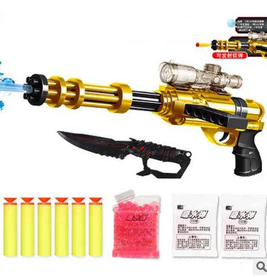 gatlin paintball gun submachine toy gun airsoft sniper rifle arma