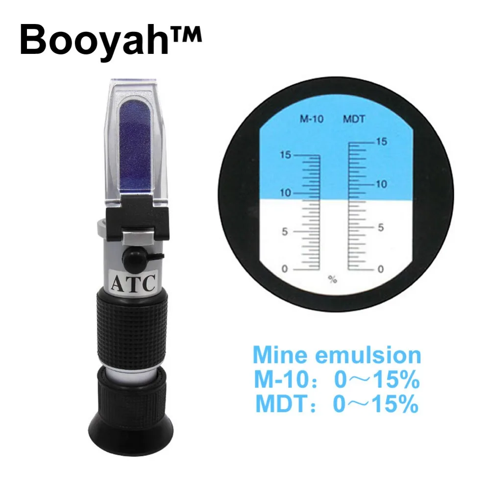 Рефрактометр для эмульсии Booyah 0-15% высококачественный ручной тестер резки с