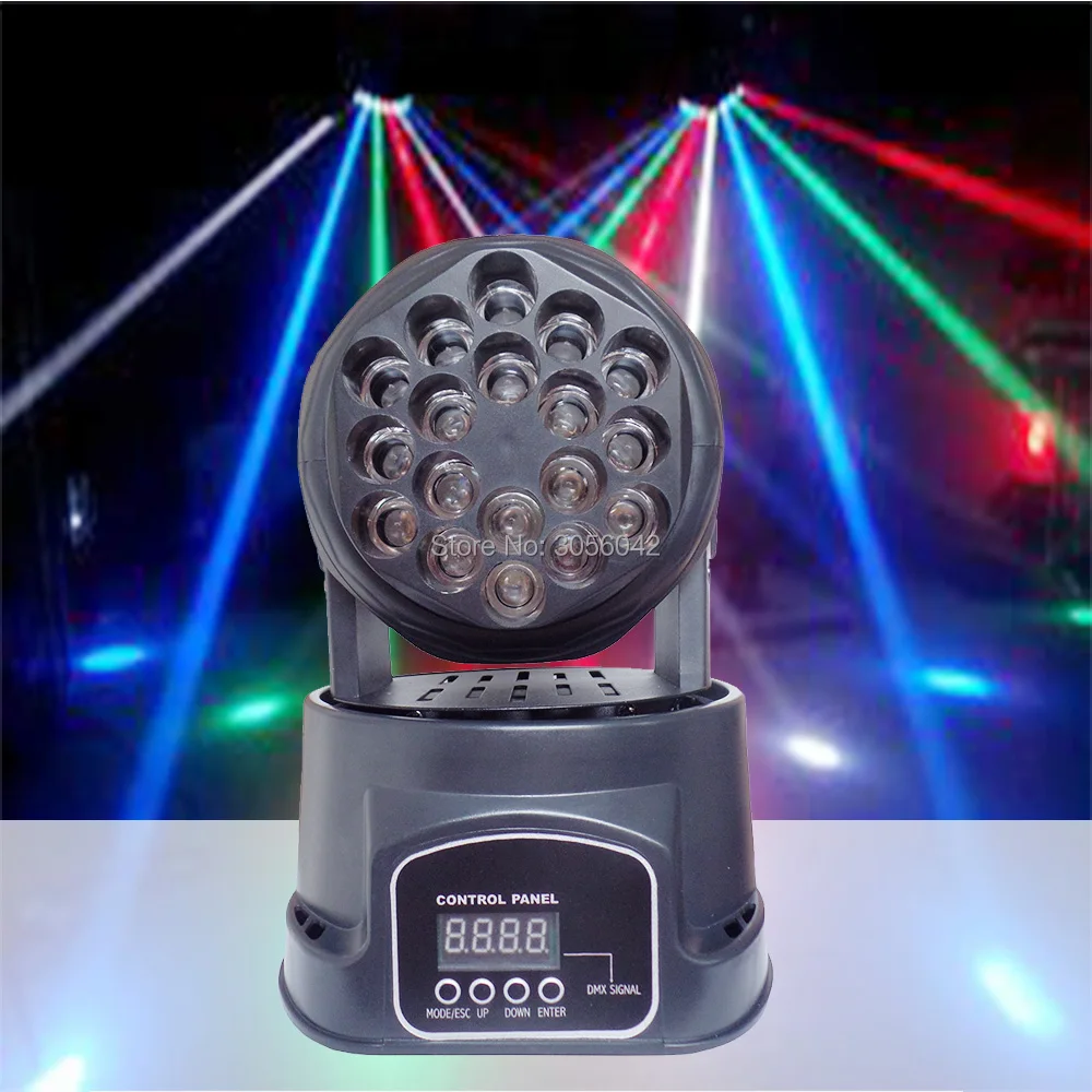 

18X3W Beam moving head light professional RGB LED Moving Stage Lighting