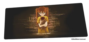 

evangelion mouse pad gamer HD print 120x50cm notbook mouse mat gaming mousepad large High quality pad mouse PC desk padmouse