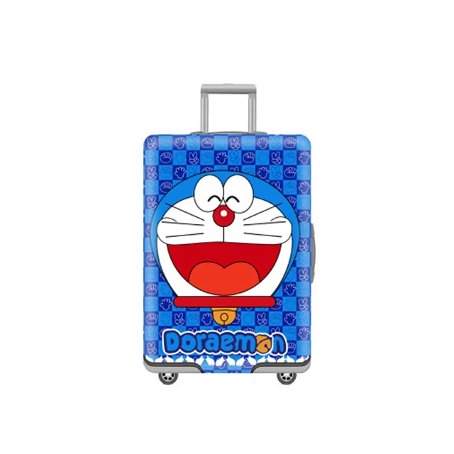 HMUNII 3D чехол с милым медведем, Защитные Чехлы, защитный чехол для багажа, чехол на колесиках, пылезащитный чехол для 18-32 дюймов, аксессуары для путешествий - Цвет: Doraemon