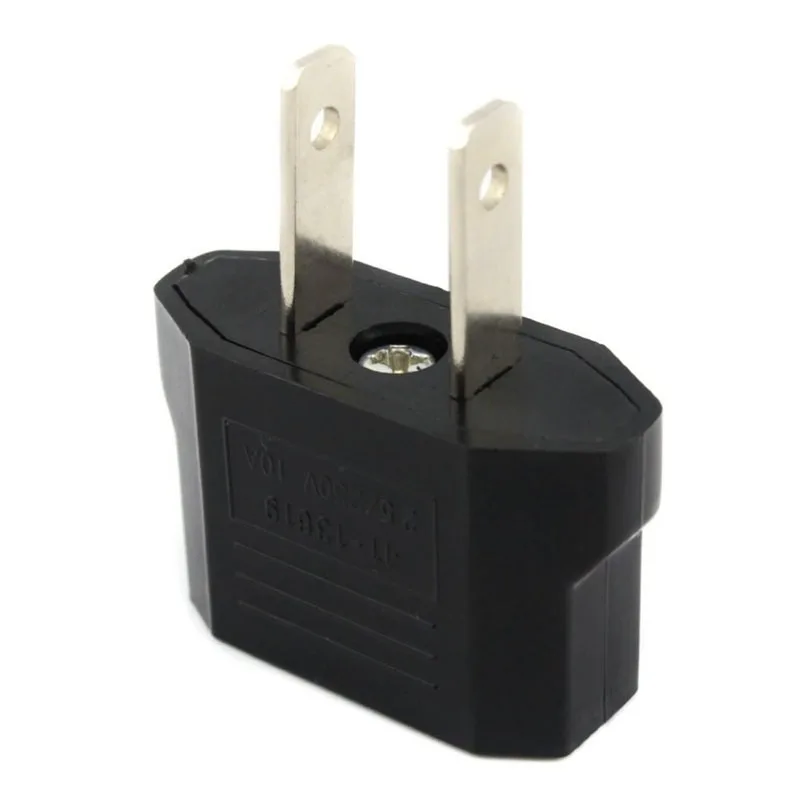 10pcs High Quality European Euro EU to US USA Plug Travel Charger Adapter Outlet Converter Wholesale Hot Sale Adapter