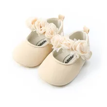 Новинка; милая детская обувь для младенцев с цветочным принтом; мягкая Нескользящая хлопковая обувь для маленьких девочек; обувь принцессы Bebe; цвет хаки; CX72C