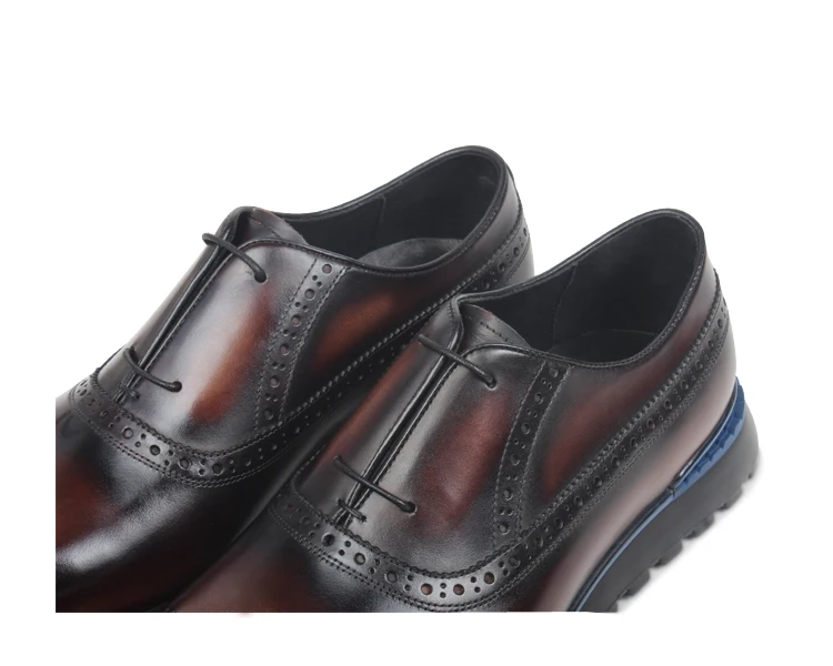 VIKEDUO мужские кроссовки из натуральной кожи коричневый с оттенком патины спортивная летняя повседневная обувь мужская обувь для вождения Zapatos de Hombre