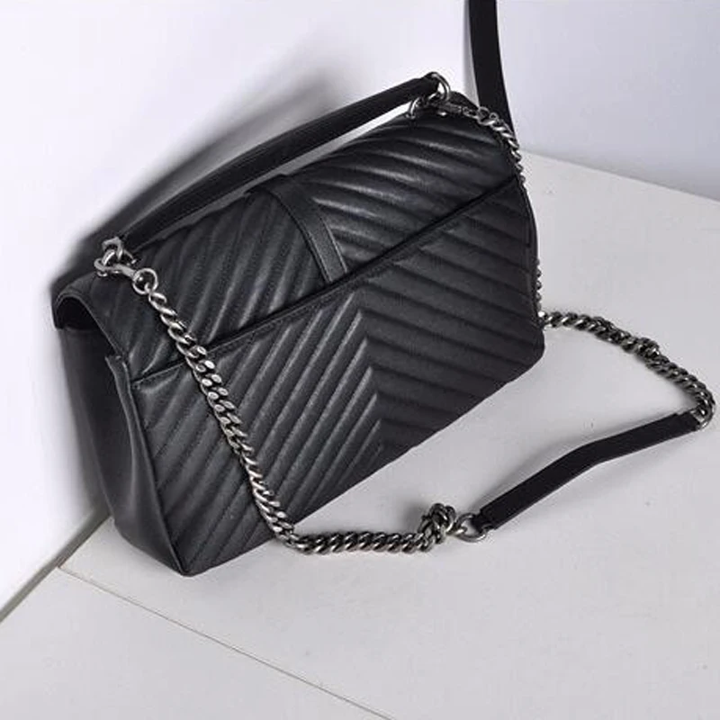 

New female shoulder bag Luxury high quality handbag MONOGRAM Designer chain retro bag for women COLLEGE bags