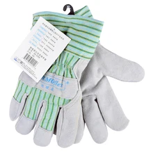 Теплая зимняя подкладка идеально подходит для механики сварки садоводства Вождения Кожаные Защитные перчатки 5 пар Сплит Корова кожаные рабочие перчатки