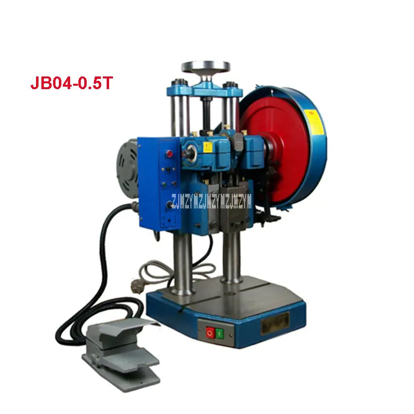 

JB04-0.5T Small Punch Press Electric Punching Machine Pedal Manual Dual-purpose Desktop Punching Machine 220V/380V 0.25Kw 120MM