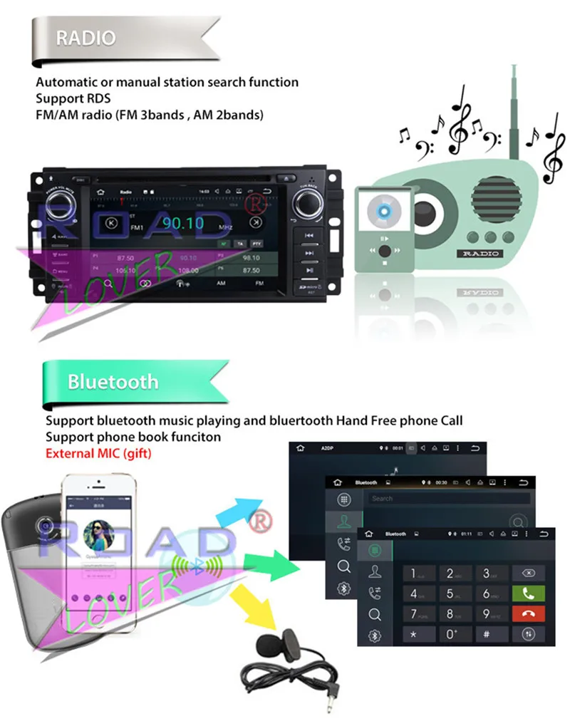 Flash Deal TOPNAVI 4G+32GB New Android 8.0 Octa Core Car DVD Player Auto Audio For Jeep Commander Grand Cherokee Stereo GPS Navigation MP3 14