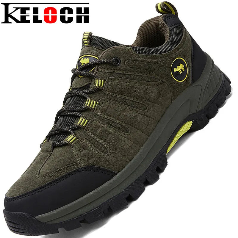 

Keloch Outdoor Hiking Shoes Walking Men Climbing Shoes Sport Boots Hunting Mountain Shoes Non-slip Breathable