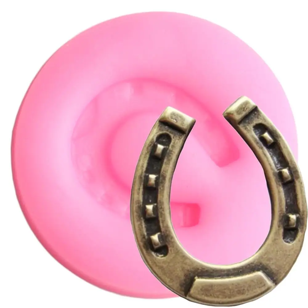 

Horse Shoe Silicone Mold Resin Fimo Fondant Molds DIY Cake Decorating Tools Kitchen Baking Chocolate Candy Clay Mould