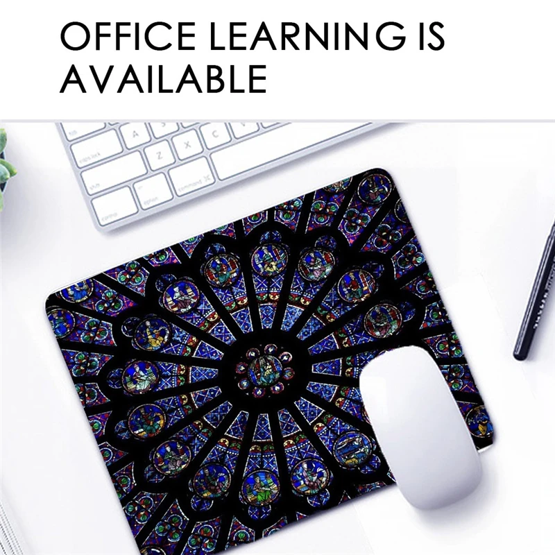 

Mouse Pad Paris Print Notre-Dame Galaxy Rectangle Non-Slip Rubber Mousepad Gaming Mouse Pad Gamer Gel Mat Accessories 19Apr19