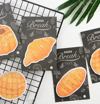 

4pcs Message note N times sticky note happiness bread election