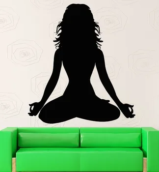 

Wall Sticker Vinyl Decal Yoga Meditation Zen Sport Decor For Woman