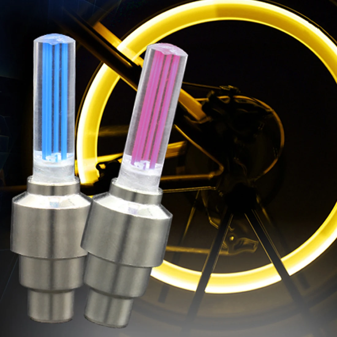 Flash Deal 2019 Brand New 4pcs/Set Bicycle Cycling Tyre Wheel Valve Neon Firefly Spoke LED Lamp High Quality Bikes Lights with Battery 3 Flash Deal 2019 Brand New 4pcs/Set Bicycle Cycling Tyre Wheel Valve Neon Firefly Spoke LED Lamp High Quality Bikes Lights with Battery 3