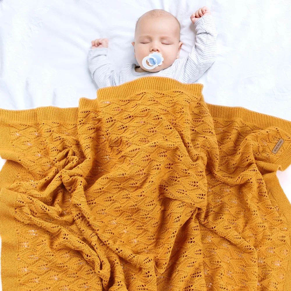 Трикотажное детское одеяло, Пеленальное Одеяло для новорожденных, супер мягкое детское одеяло для кровати, кроватки, дивана, одеяло для коляски, s