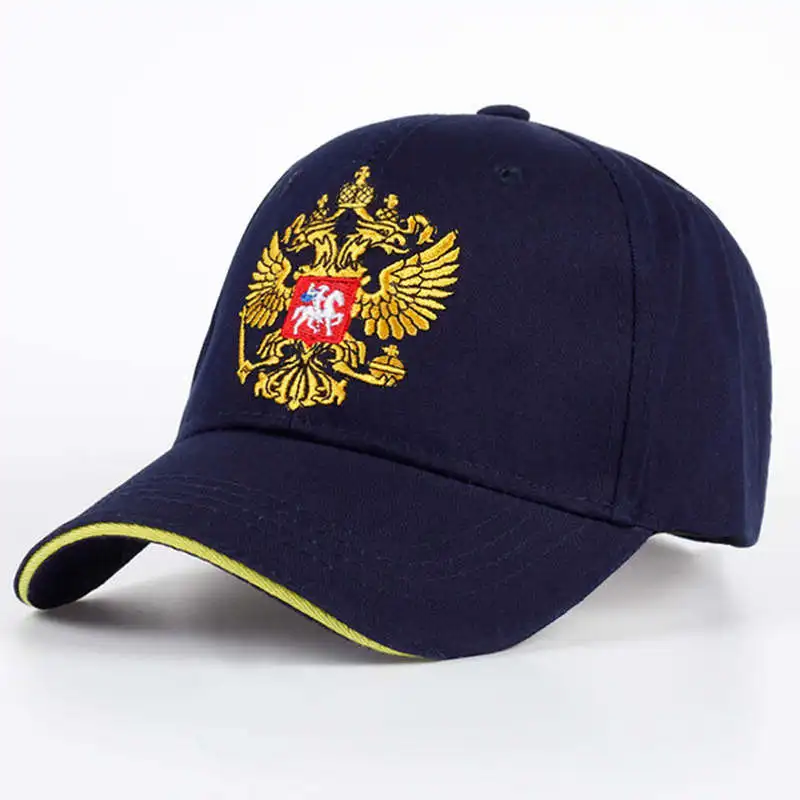 Бейсболка унисекс из 100% хлопка Модная Спортивная Кепка с русской эмблемой и