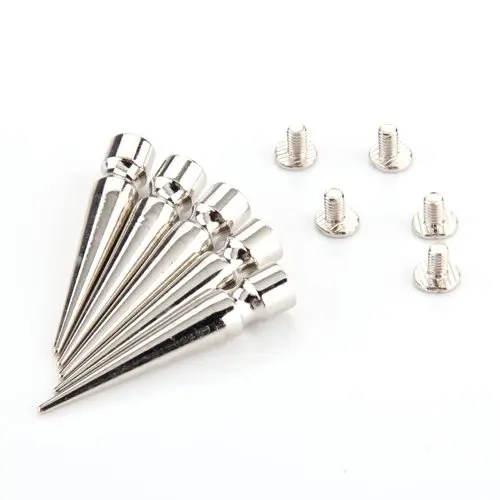 5 in 1 copper iron rivets jewelry rivet 9x50mm screw rivet punkrivet