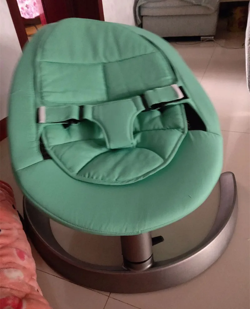 Детская колыбель, детское кресло-качалка из алюминиевого сплава, основание медведя, 60 кг, шезлонг, кресло-качалка для новорожденных