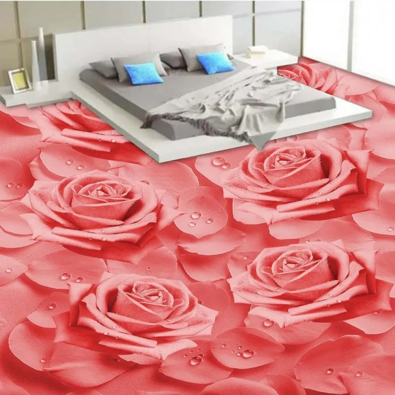 Buy Free Shipping HD warm fragrance pink roses 3D