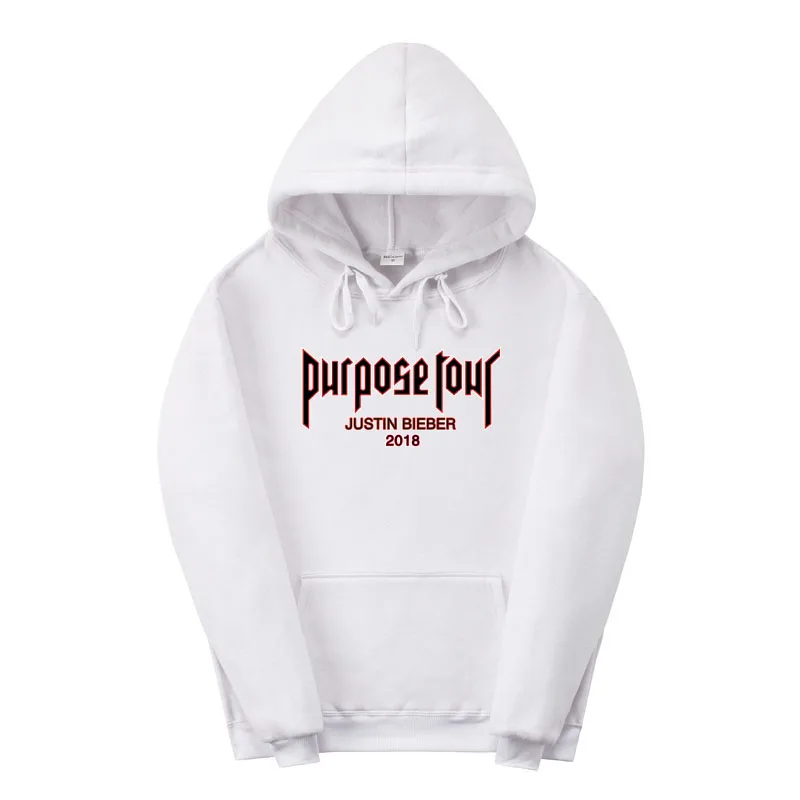 2018 New design purpose tour Justin Bieber hoodies men Women Sweatshirt