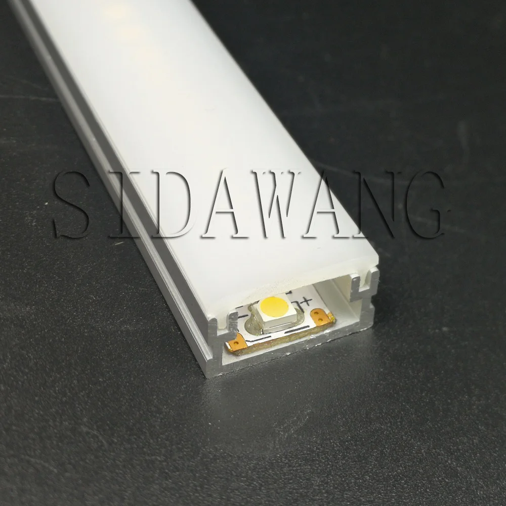 15x 2m Waterproof Flat Led strip aluminum profiles channel extrusion SDW010 | Освещение