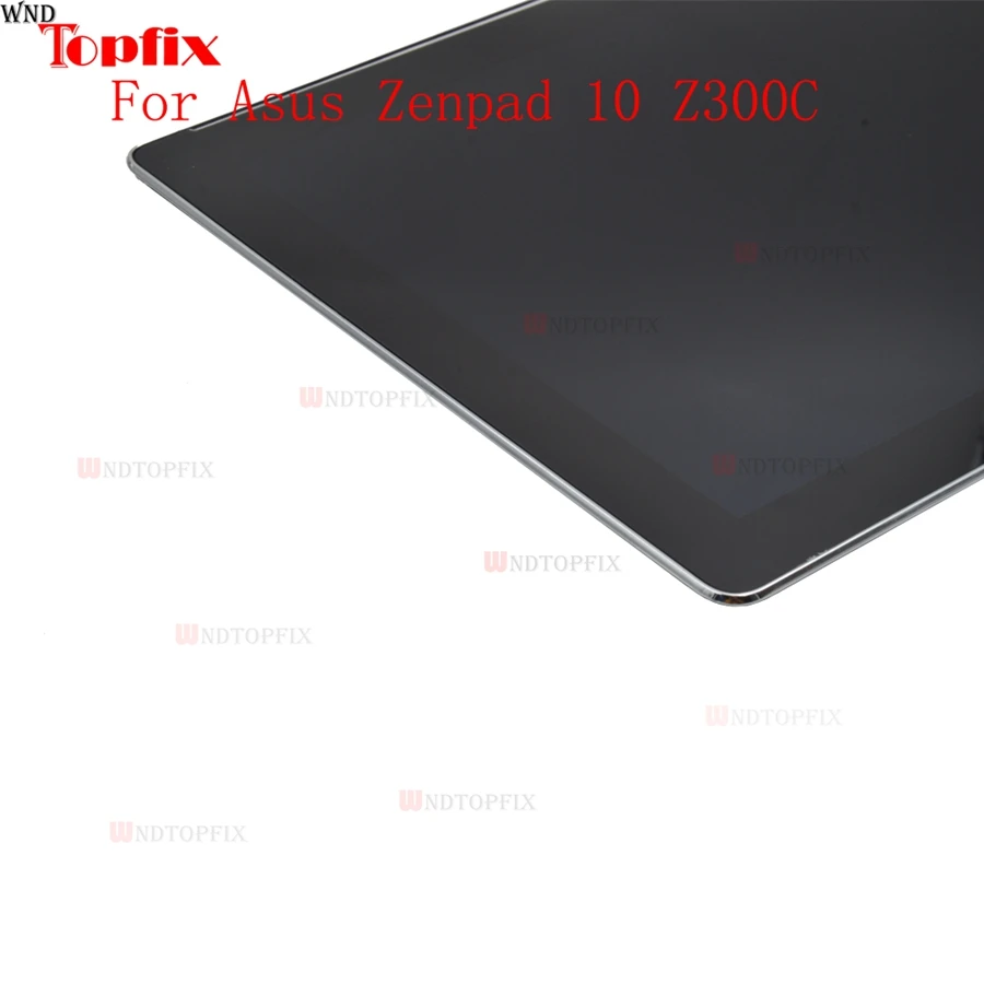 100% Tested Original Black LCD Display Touch Screen Digitizer With Frame 10.1Inch LCD Assembly Replacement Parts For Asus Z300C (2)