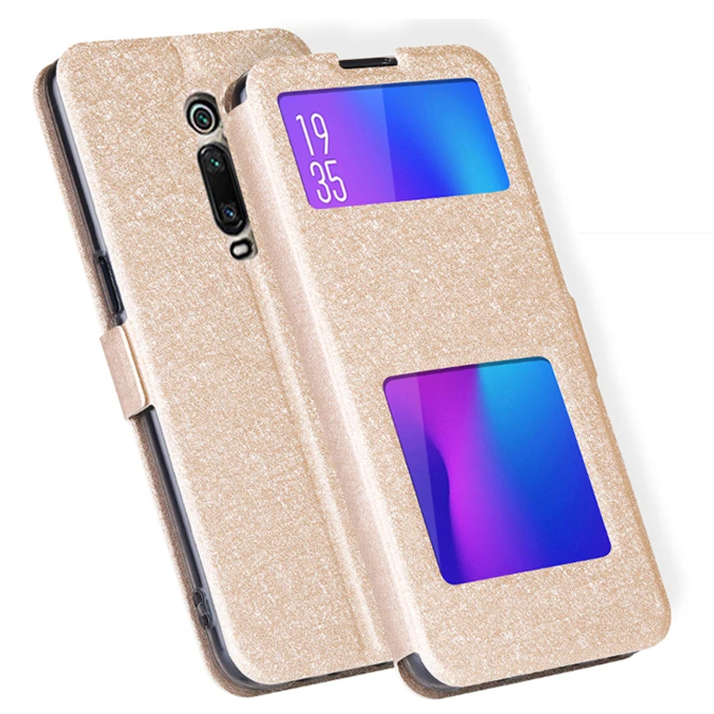 Кожаный чехол с открытым окном для xiaomi mi 9 T чехлы телефонов Pro флип 9TPro задняя
