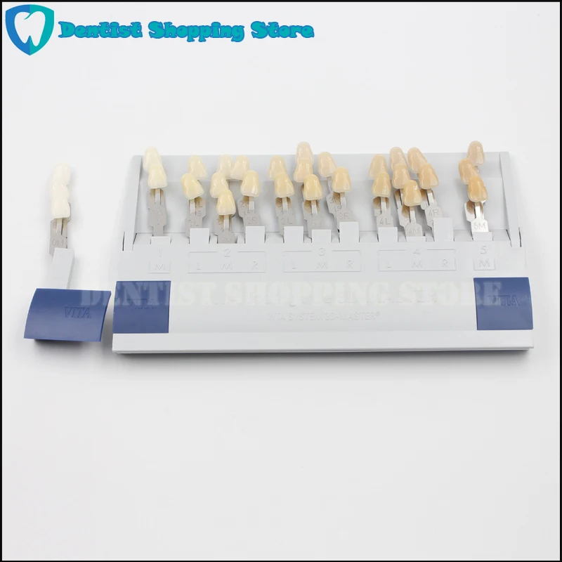 

Original VITA Toothguide 3D Master Dental Guide Bleached Shade 29 Color Ceramic Teeth Guide Denture