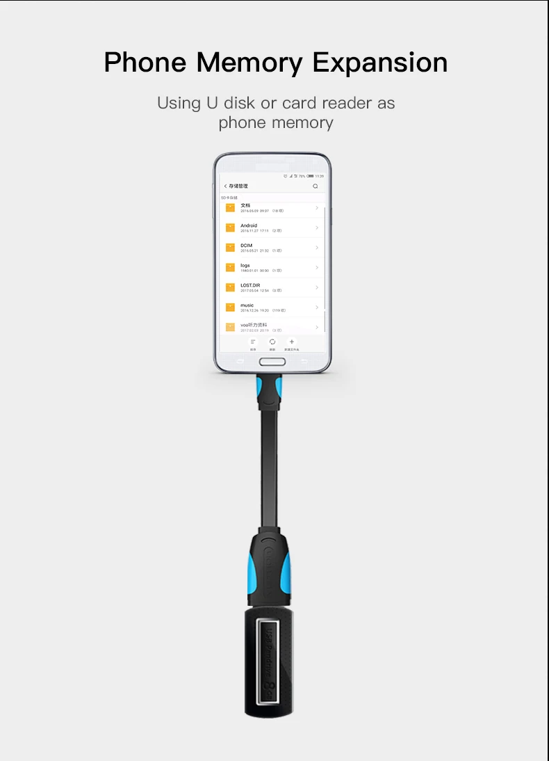 Vention OTG USB кабель 2,0 адаптер для Android samsung S6 Redmi Note 5 Micro USB разъем для Xiaomi Tablet Pc OTG адаптер