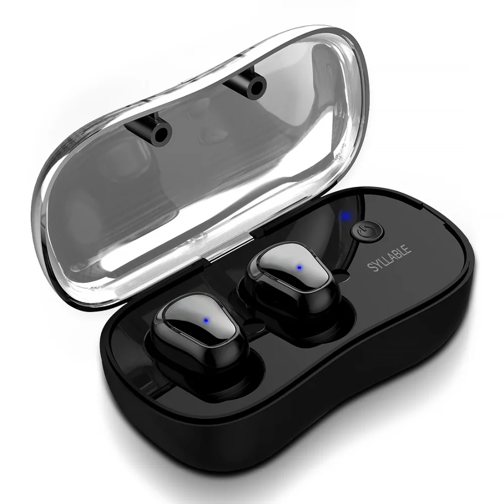 2018 New SYLLABLE D900P Bluetooth V5.0 TWS Earphone True Wireless Stereo Earbud Waterproof SYLLABLE Bluetooth Headset for Phone soonhua portable tws bluetooth hifi stereo earphone true wireless earbud waterproof hd communication headset handsfree for phone