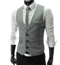 Neue Ankunft Anzug Weste Männer gilet Solide Weiß Grau Schwarz Rot formales Kleid Slim Fit Männlichen Weste Hochzeit Blazer Weste Plus 3XL