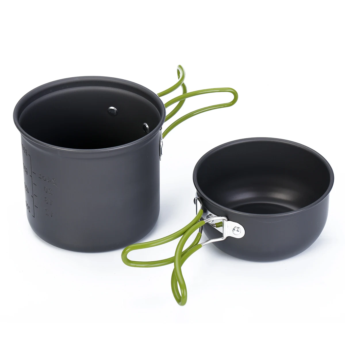Antiadherente al aire libre Camping cocina Bowl ollas cacerolas senderismo portátil juego de utensilios de Camping equipo