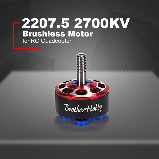 $33.41  Brotherhobby Speed Shield 2207.5 2700KV 4-6S Brushless Motor for RC Drone FPV Racing Quadcopter Gli
