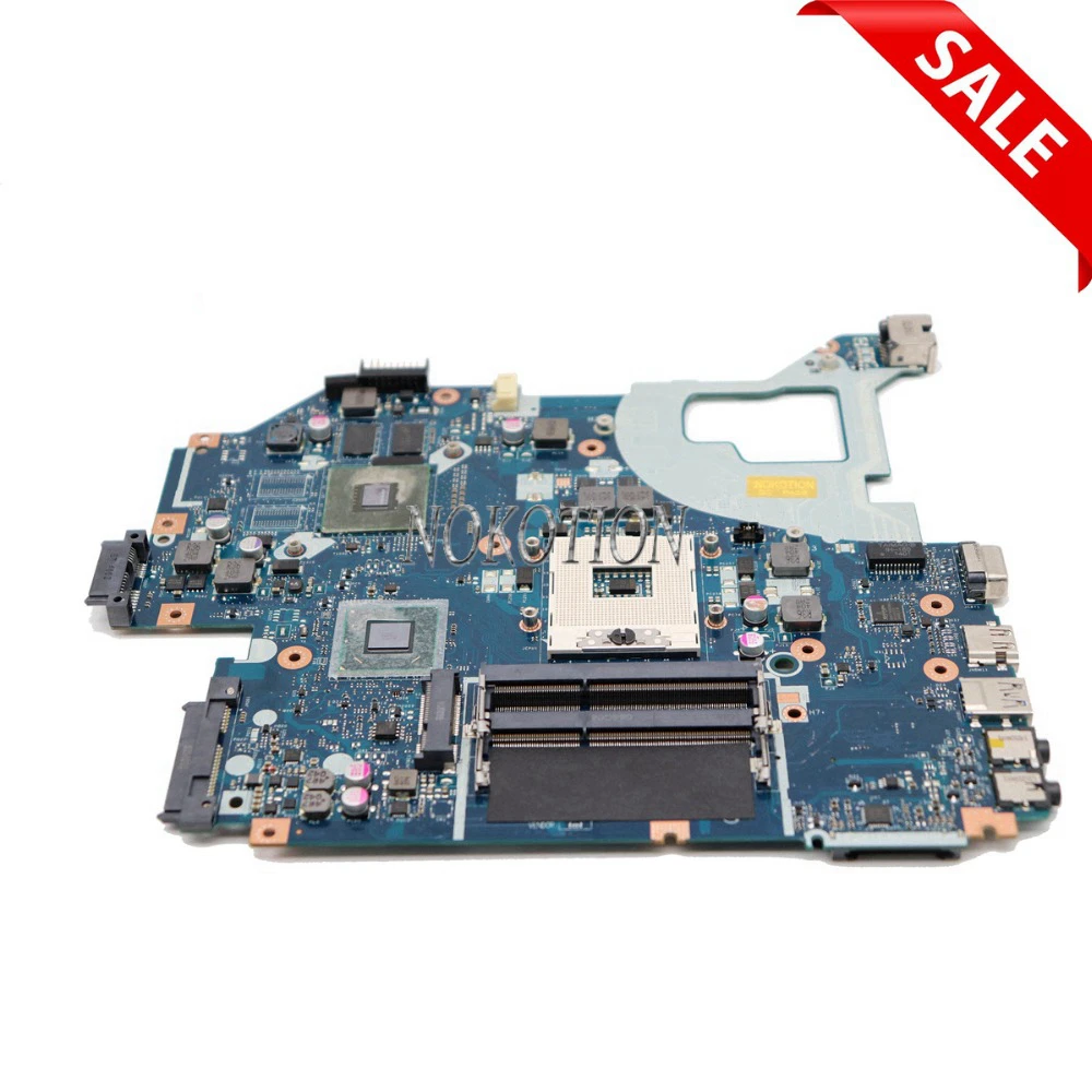 NOKOTION материнская плата для ноутбука ACER Aspire E1-571G V3-571G V3-571 NBM6B11001 Q5WV1 LA-7912P 710 м GPU HM77