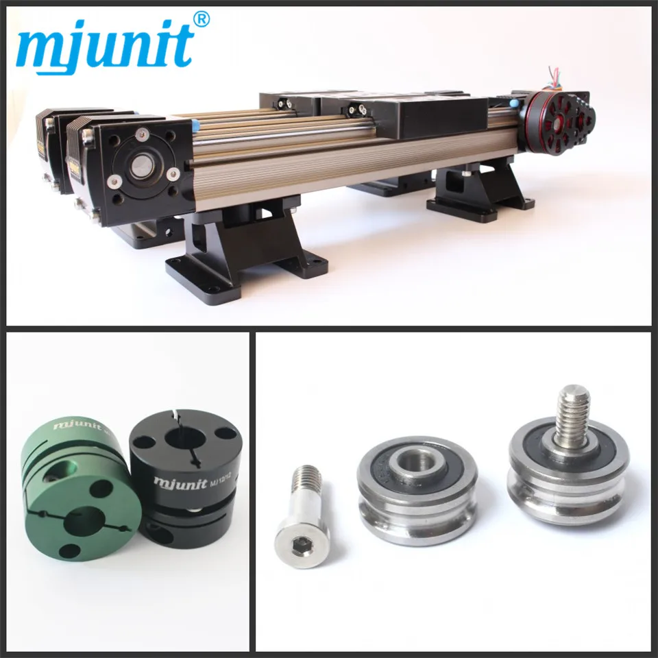 MJUNIT High efficiency rectangle wheel linear rail/Linear slide guide