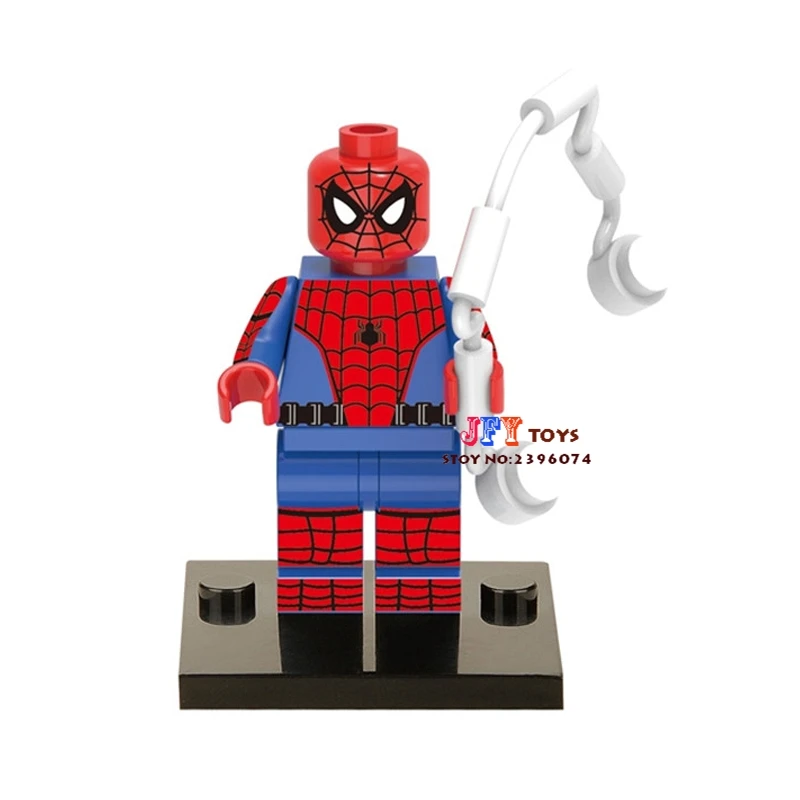 

50pcs superhero clvil war Spiderman building blocks bricks friends for girl boy kids children toys brinquedos menina
