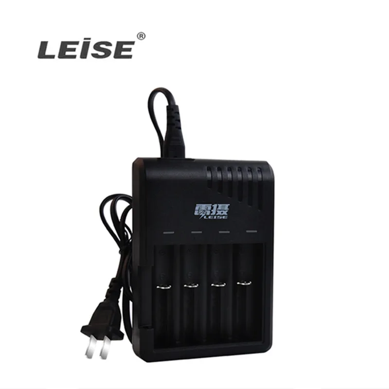 

LEISE 18650 Li-ion Battery Charger LS-C404 4Slot Rechargeable Battery Charger with indicator light Intelligent Multi-protection