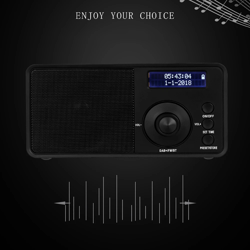 

USB Digital LED Display Radio Radio Digital FM MP3 Music Player Speaker Bluetooth Speaker