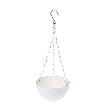 

1*Flower Basket Modern Design Plastic Wall Hanging Small Rattan PP Colorful