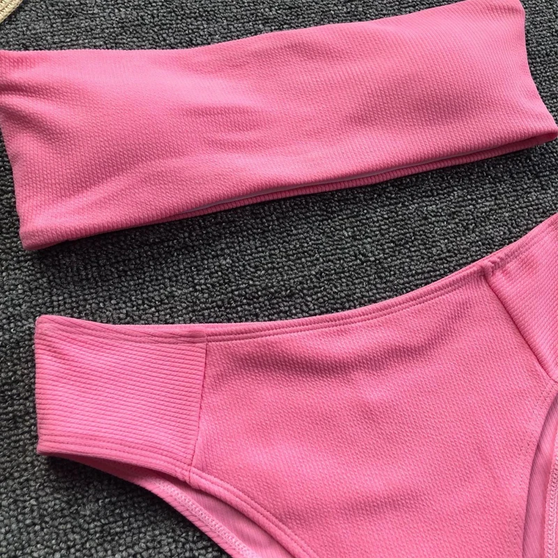 Желтый танкини дерзкий Бикини Низ maillot femme пляжная одежда мягкий синий бикини без бретелек купальный костюм комплект мини микро купальник