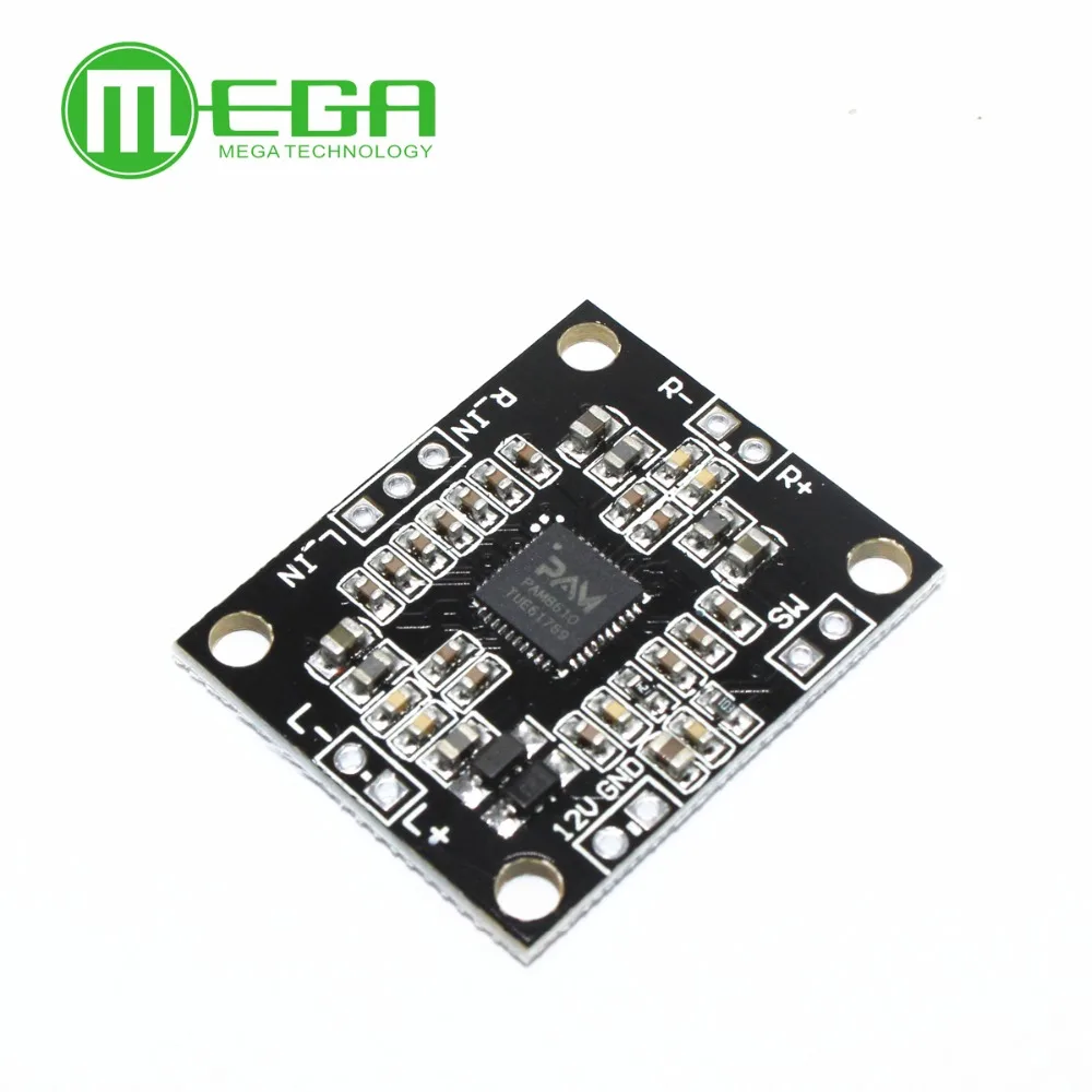 

PAM8610 digital power amplifier board 2 x15w dual channel stereo mini class D power amplifier board