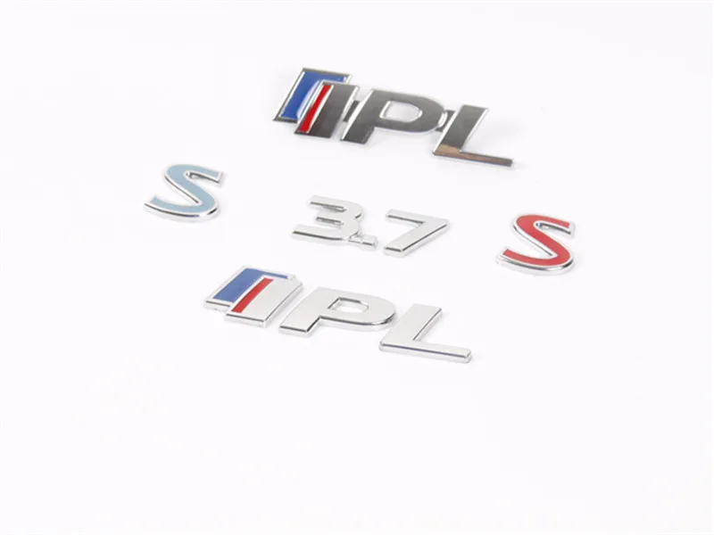 10X 3D Металл Авто Знак решетка эмблема Стикеры Chrome IPL 3,7 S для Infiniti Q50 Q50L G37 G25 QX70 FX35 FX37 автомобиль-Стайлинг