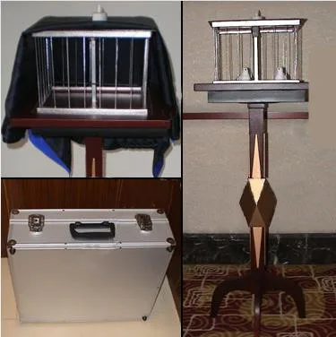 Floating Table with Appearing Bird Cage Table - Deluxe, Mult-Function,Dove Magic Tricks,Illusions,Manipulation Stage,Mentalism