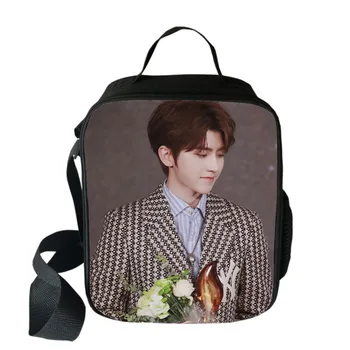 

Girls Boys Travel Print Bag For Food School Kids Lunch Bag For Fashion Insulated Lunch Bag For Children